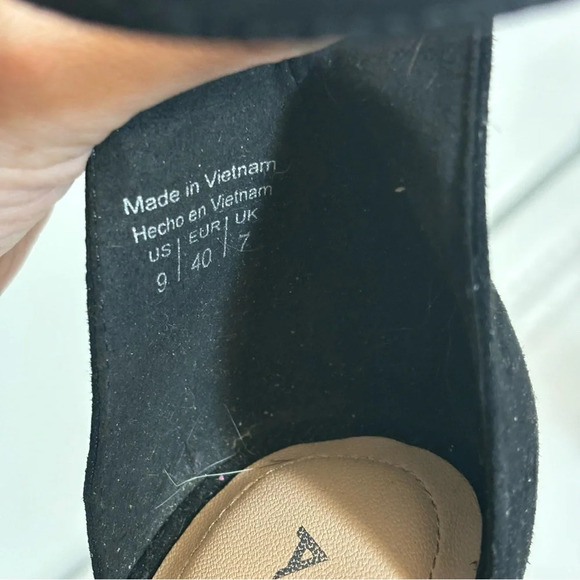 Aldo women’s black velvet crystal embellished strappy stiletto  heeled sandals 9 - Picture 7 of 12